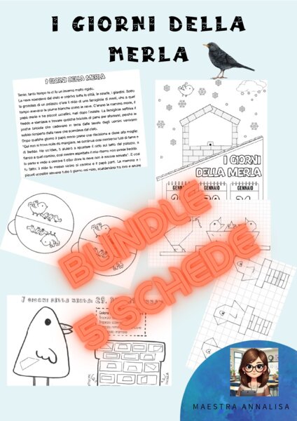 BUNDLE "I giorni della merla" (5 schede)
