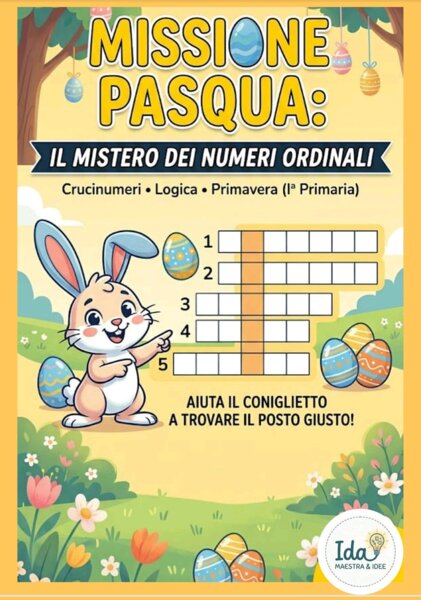 Missione Pasqua... Il Mistero delle uova in fila aiuta il coniglietto!