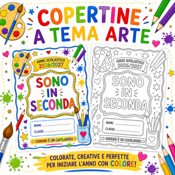COPERTINE A TEMA ARTE: SONO IN SECONDA