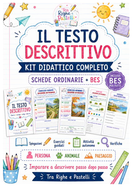 Il testo descrittivo- KIT didattico