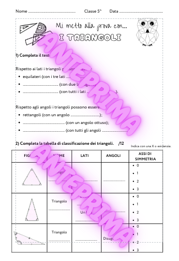 Verifica sui triangoli