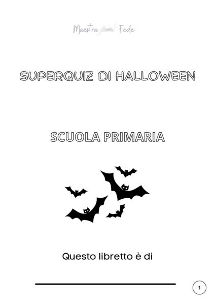 SUPERQUIZ DI HALLOWEEN