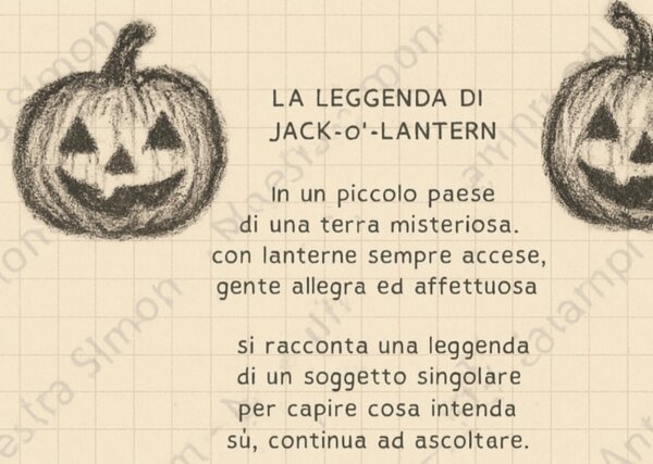 Jack O’Lantern – Filastrocca in rima per Halloween