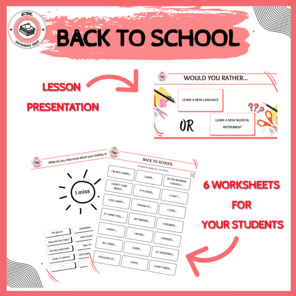 Back to school - perfect for teenage students