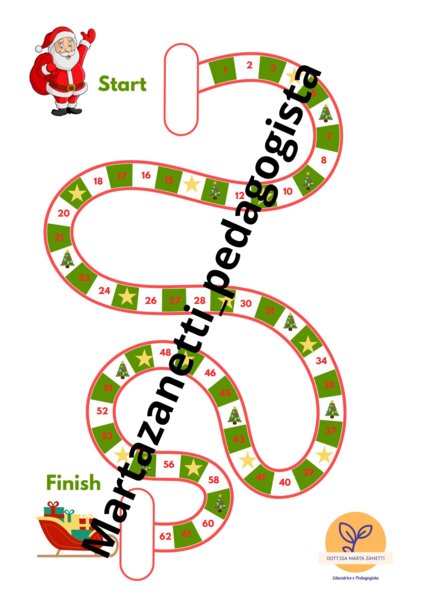 Gioco dell'oca di Natale