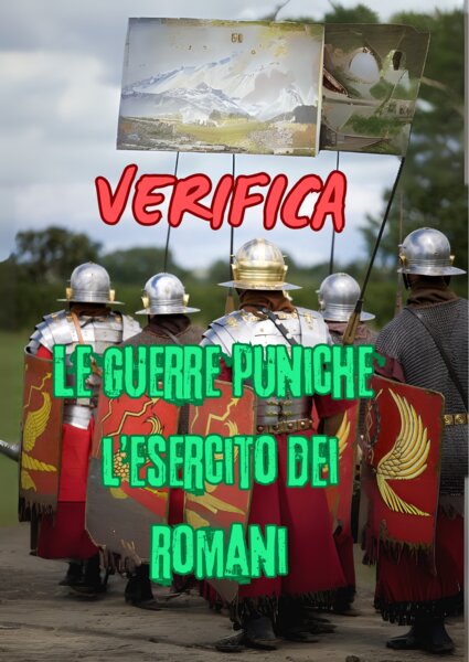 Verifica sulle guerre puniche e l’esercito dei Romani