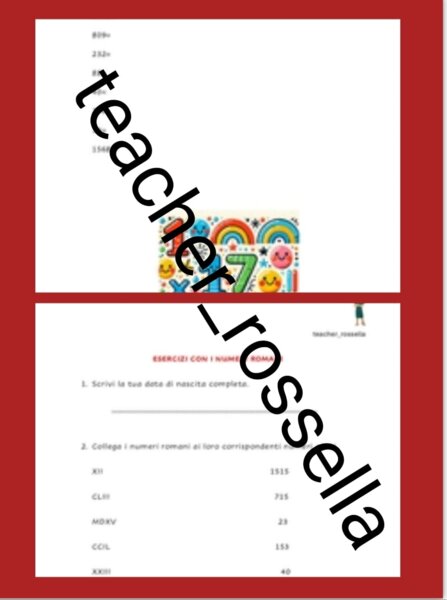 Esercizi con i numeri romani