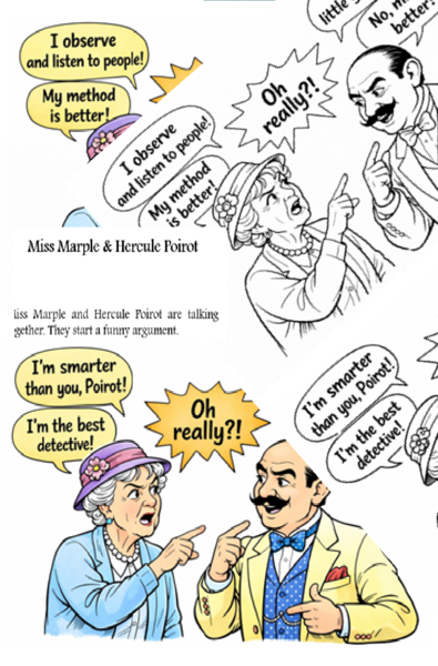 Comparativi e superlativi con Miss Marple e Poirot