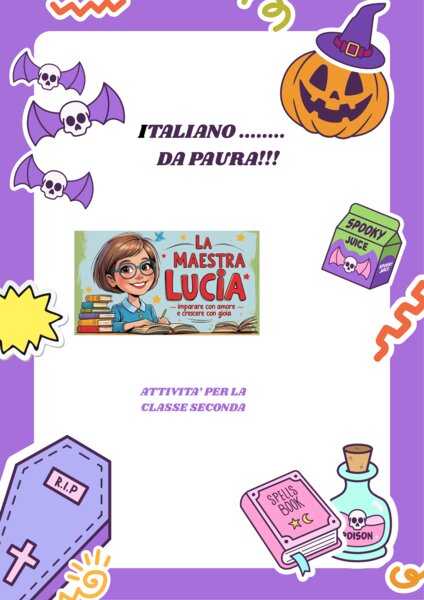 ITALIANO DA PAURA-HALLOWEEN