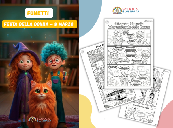 Fumetti didattici | 8 marzo | Festa della Donna.