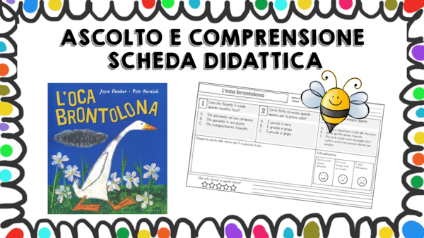 L'oca brontolona scheda didattica comprensione