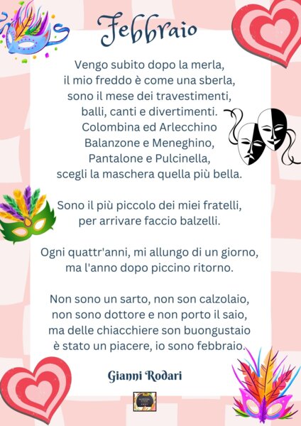 Febbraio di Gianni Rodari