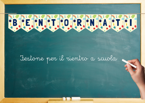 Bandierine “Bentornati” – Back to school