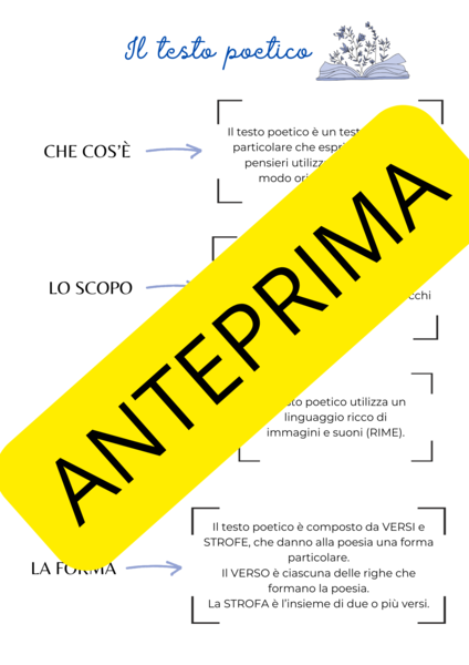 Percorso sul testo poetico con esercizi sulle figure retoriche