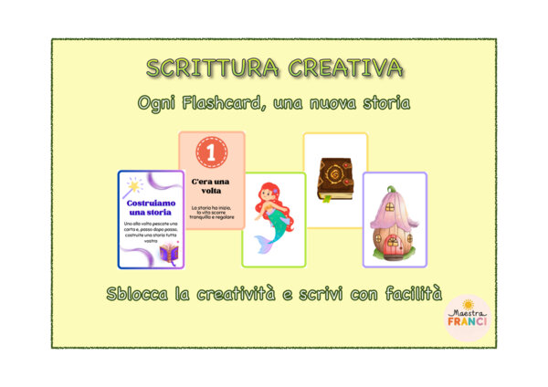Scrittura creativa; flashcards per la creazione di storie