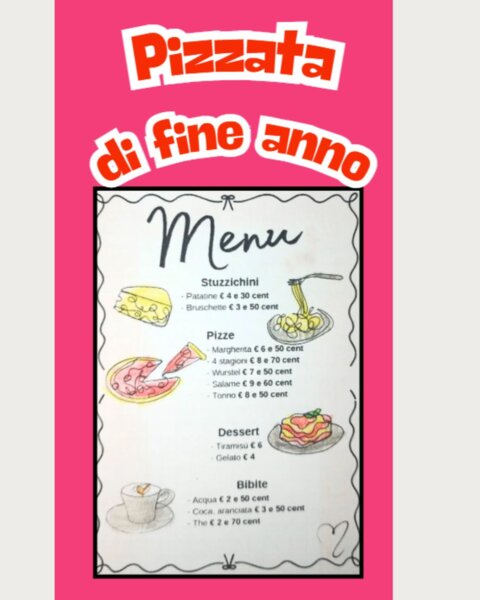 EURO-PIZZATA DI FINE ANNO CLASSE 2^