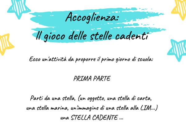 Back to school - Accoglienza classe