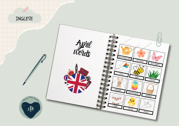 Flashcards - April words di Vita da Mammestra