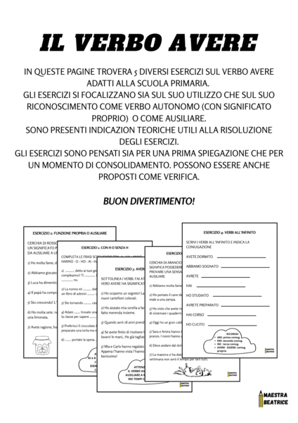 IL VERBO AVERE