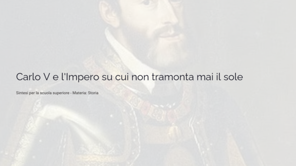 L'Impero di Carlo V: Lezione di Storia Completa + Verifica (PPTX Modificabile)