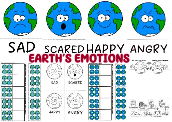 Emotions of the Earth - woksheets