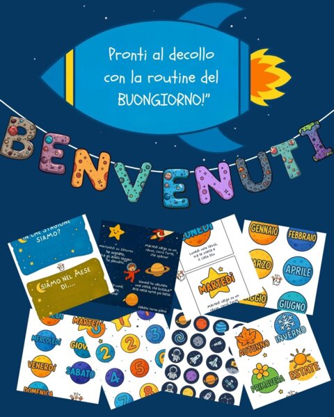 CALENDARIO DEL GIORNO: LA NOSTRA ROUTINE SPAZIALE