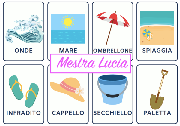 Flashcards dell'estate