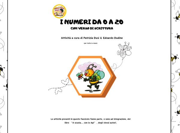 NUMERI DA ZERO A VENTI - API -