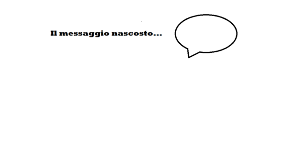 Il messaggio segreto: "Buon anno scolastico"