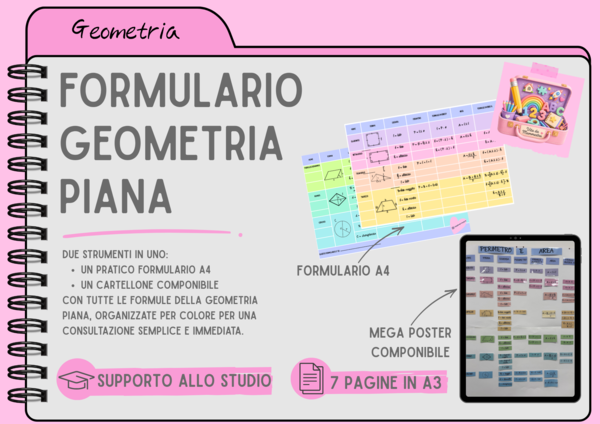 FORMULARIO/FORMULE GEOMETRIA PIANA di Vita da Mammestra