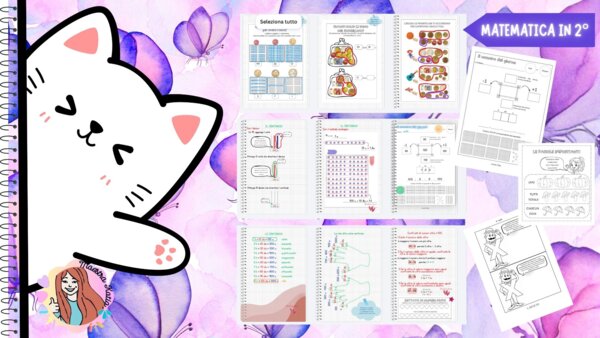 Kit completo matematica e geometria in classe seconda + 118 schede