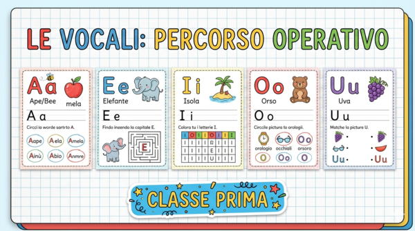 Percorso sulle vocali