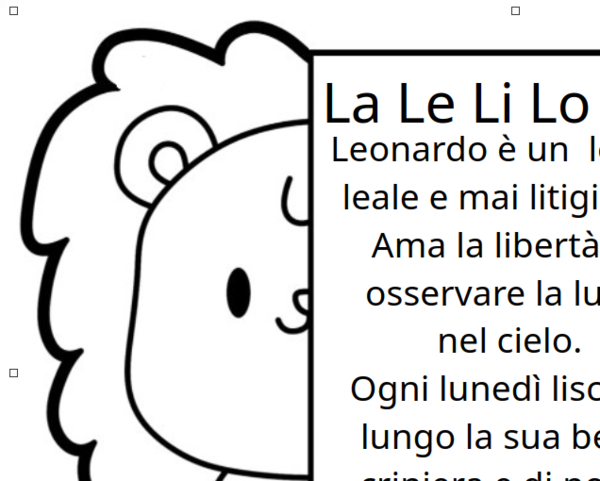 Lettera L di Leoncino Leonardo