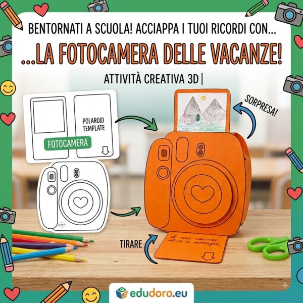 La fotocamera delle vacanze - back to school activity