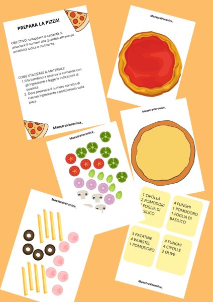 GIOCO PIZZA NUMERO-QUANTITA'