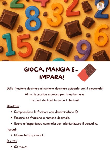 ✨ Le frazioni decimali ! 🍫