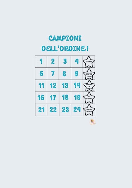 Le stelline dell'ordine