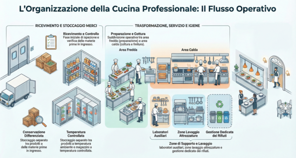La cucina professionale, infonografica