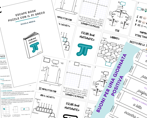 Escapebook: Puzzle con il Pi Grego