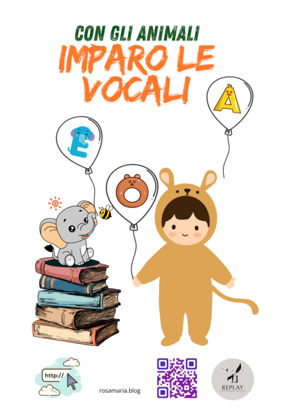 Con gli animali imparo le vocali