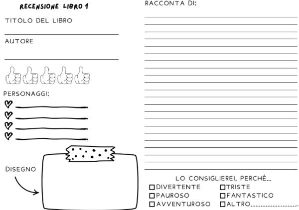 Schede recensione libro