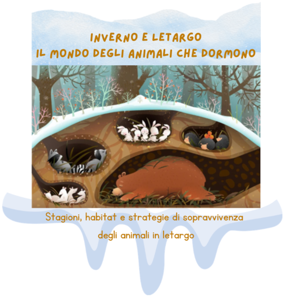 Inverno e letargo-il mondo degli animali che dormono- stagioni, habitat e strategie di sopravvivenza-classi 1-3