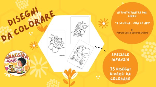 DISEGNI DA STAMPARE E COLORARE "APINE COME NOI" PER BAMBINI