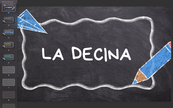 Decina - presentazione - classe prima