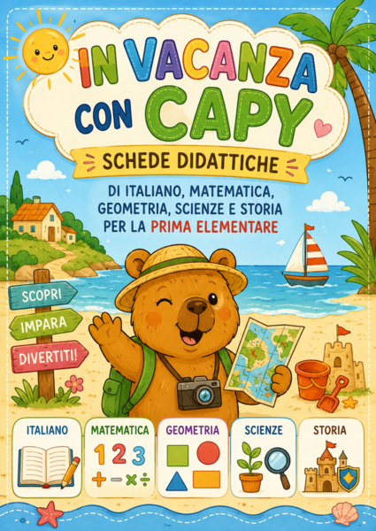 In vacanza con Capibara - italiano matematica scienze storia geometria