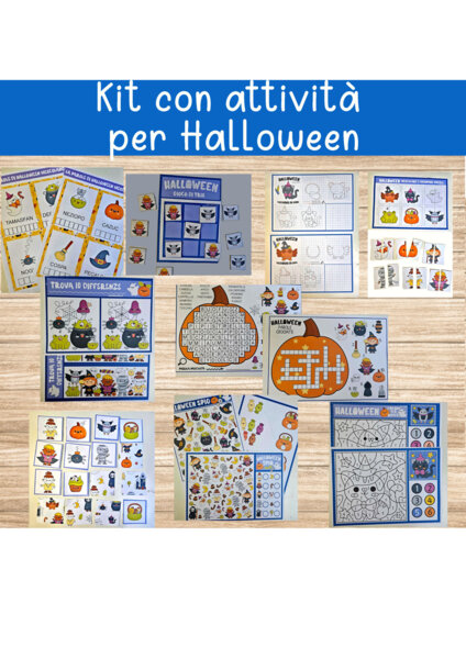 🎃 Halloween in classe – 30 schede + giochi stampabili
