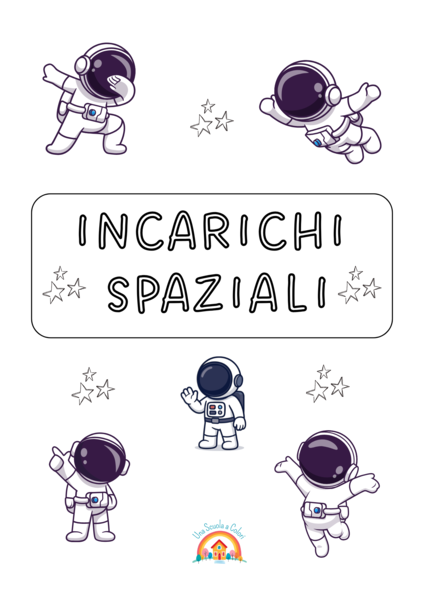 Incarichi di classe a tema spazio