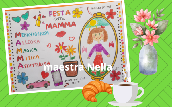 Festa della mamma: tovaglietta per la colazione