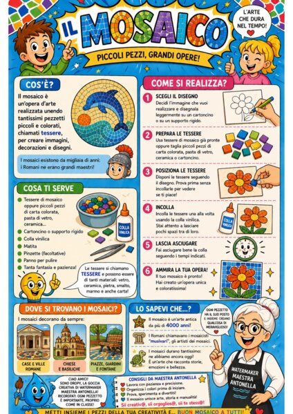 Il mosaico: un'arte antica e colorata