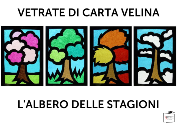 Vetrate albero quattro stagioni